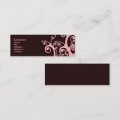 Chocoladedraden Mini Visitekaartje (Voorkant / Achterkant)