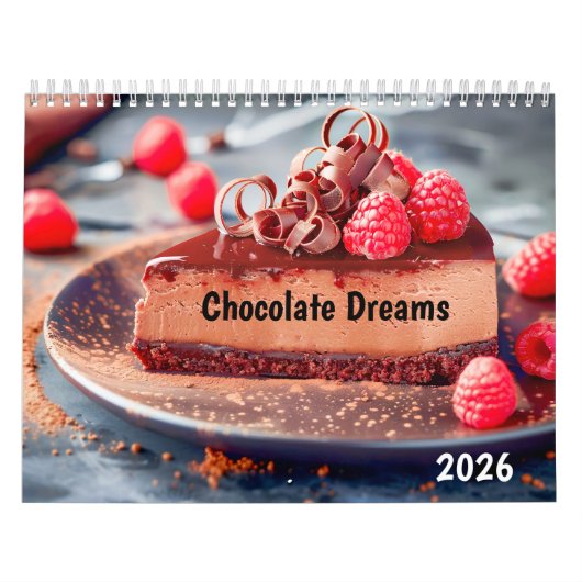 Chocoladedromen 2026 – Een jaar van zoete verleidi Kalender (Hoes)