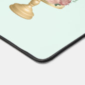 Chocoladedruppels en Roos Gouden Luxe Cake Bureaumat (Hoek)