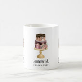 Chocoladedruppels en Roos Gouden Luxe Cake Koffiemok (Center)