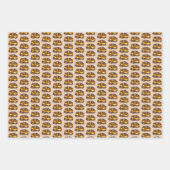 Chocoladedruppels, liefje Snoep voor weduwschap Inpakpapier Vel (Voorkant 3)