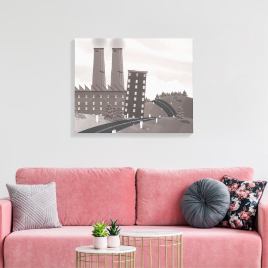 Chocoladefabriek Canvas Afdruk (Insitu (Woonkamer))
