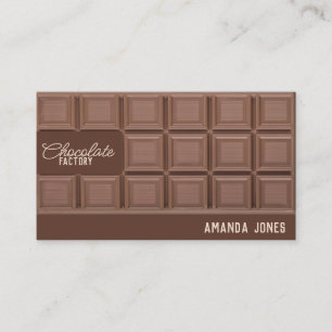 Chocoladefabriek snoep Choco Cacao Shop Visitekaartje