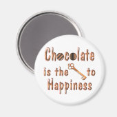 Chocoladegeluk Magneet (Voorkant / Achterkant)