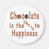 Chocoladegeluk Magneet (Voorkant)