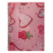 Chocoladeharten en Rozen Suikerkoekjes Notitieboek (Voorkant)