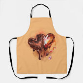 Chocoladeharten Schort (Voorkant)