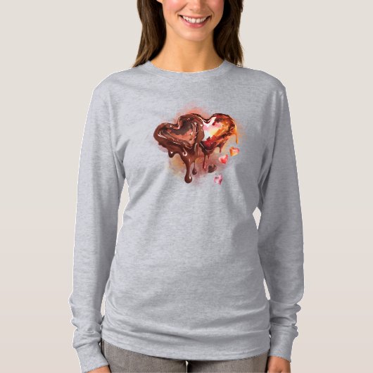 Chocoladeharten T-shirt (Voorkant)