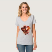 Chocoladeharten T-shirt (Voorkant volledig)