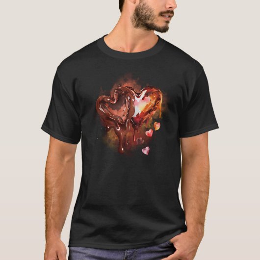 Chocoladeharten T-shirt (Voorkant)
