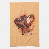 Chocoladeharten Theedoek (Verticaal)