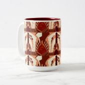 Chocoladehemel Tweekleurige Koffiemok (Voorkant links)