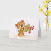 Chocoladekaart Kaart (Gele Bloem)