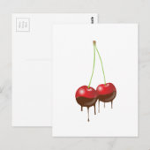 Chocoladekersen Briefkaart (Voorkant / Achterkant)