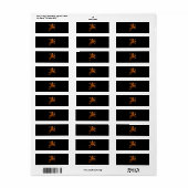 Chocoladekikker Etiket (Full Sheet)
