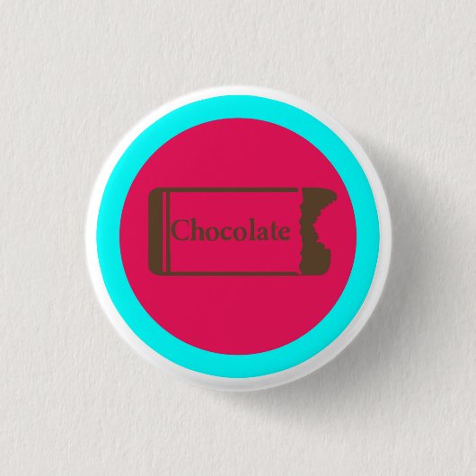 Chocoladeknop Ronde Button 3,2 Cm (Voorkant)