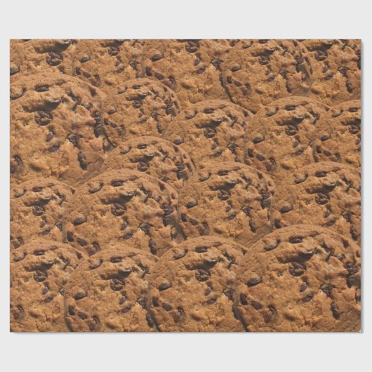 chocoladekoekje cadeaupapier (Vlak)