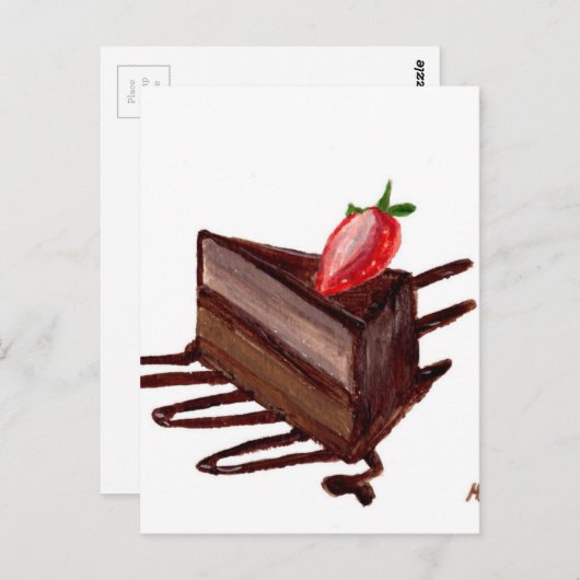 Chocoladekoekjes Briefkaart (Voorkant / Achterkant)