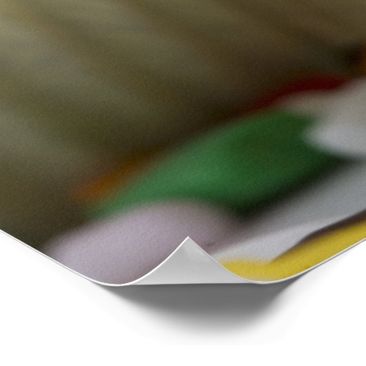 Chocoladekoekjes met ijsgang en sproinkles, poster (Hoek)