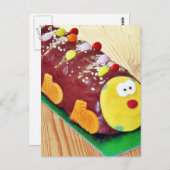 Chocoladekoekjes voor kinderen in de vorm van een briefkaart (Voorkant / Achterkant)