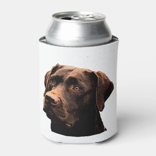 chocoladelab blikjeskoeler (Blikje Voorkant)