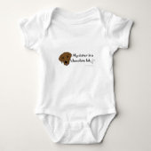 chocoladelab romper (Voorkant)