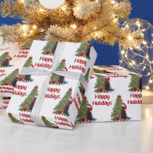 Chocoladelaboratorium Prettige feestdagen Cadeaupapier