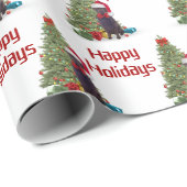 Chocoladelaboratorium Prettige feestdagen Cadeaupapier (Rol Hoek)