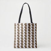 chocoladelabrador cartoon tote bag (Voorkant)