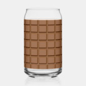 Chocoladeliefhebber Blikvorm Glas (Voorkant)