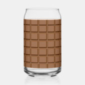 Chocoladeliefhebber Blikvorm Glas (Achterkant)
