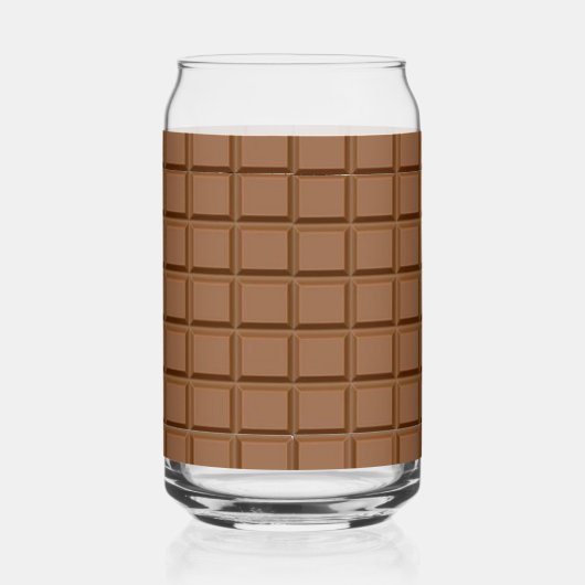 Chocoladeliefhebber Blikvorm Glas (Links)