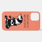 Chocoladeliefhebber Design - Grappig Kattenkarakte Case-Mate iPhone Case (Achterkant (horizontaal))