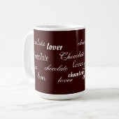 Chocoladeliefhebber Koffiemok (Voorkant links)