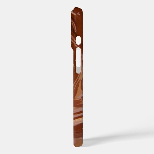 Chocoladeliefhebber Monogram Naam Case-Mate iPhone Case (Achterkant / Links)