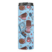 Chocoladeliefhebber schattig thermosbeker (Achterkant)