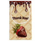 Chocoladeliefhebber verjaardagsfeestje Bon Bon Sno Klein Cadeauzakje (Achterkant)