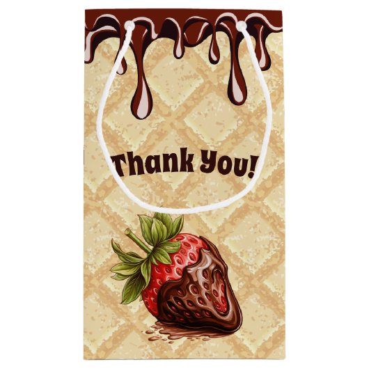 Chocoladeliefhebber verjaardagsfeestje Bon Bon Sno Klein Cadeauzakje (Achterkant)