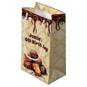 Chocoladeliefhebber verjaardagsfeestje Bon Bon Sno Klein Cadeauzakje (Voorkant Gekanteld)