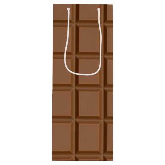 Chocoladeliefhebber Wijn Cadeautas (Voorkant)