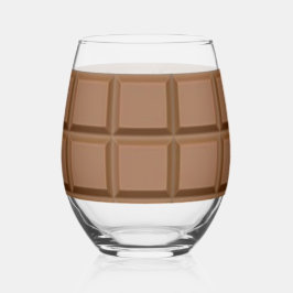 Chocoladeliefhebber Wijnglas Zonder Voet