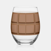 Chocoladeliefhebber Wijnglas Zonder Voet (Rechts)