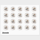 Chocolademaker Chocolatier Productlabel Ronde Sticker (Vel)