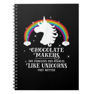 Chocolademaker Fabulous Magical Unicorns Leuk Notitieboek