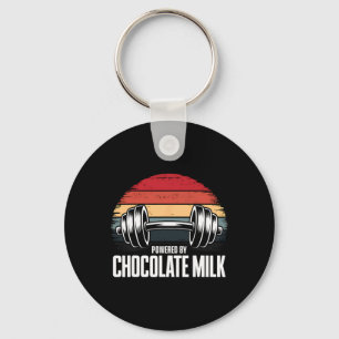 Chocolademelk Gym Fitness Workout Bodybuilding 1 Sleutelhanger