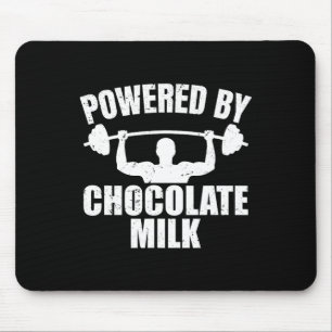 Chocolademelk Gym Fitness Workout Bodybuilding Muismat