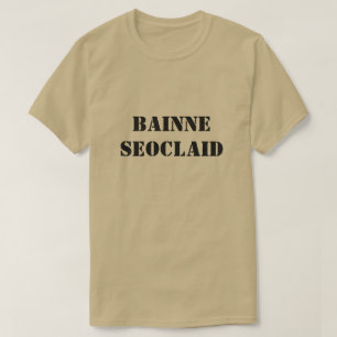 chocolademelk in Scottish Gaelic bainne seocset T-shirt
