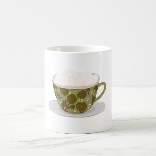 Chocolademelk Met Marshmallows Koffiemok