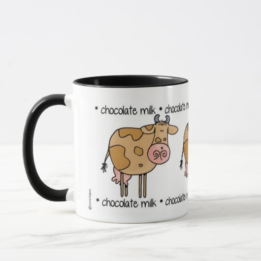 chocolademelk mok (Links)