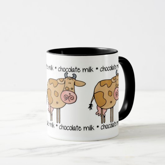 chocolademelk mok (Voorkant rechts)